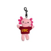 USC Trojans Pink Arch Axolotl Keychain Plush